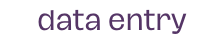 data entry