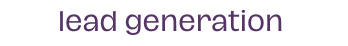 lead generation